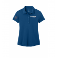 Nike Women's Dri-FIT Players Polo Gym Blue