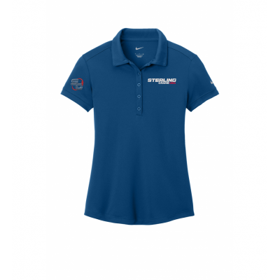 Nike Women's Dri-FIT Players Polo Gym Blue