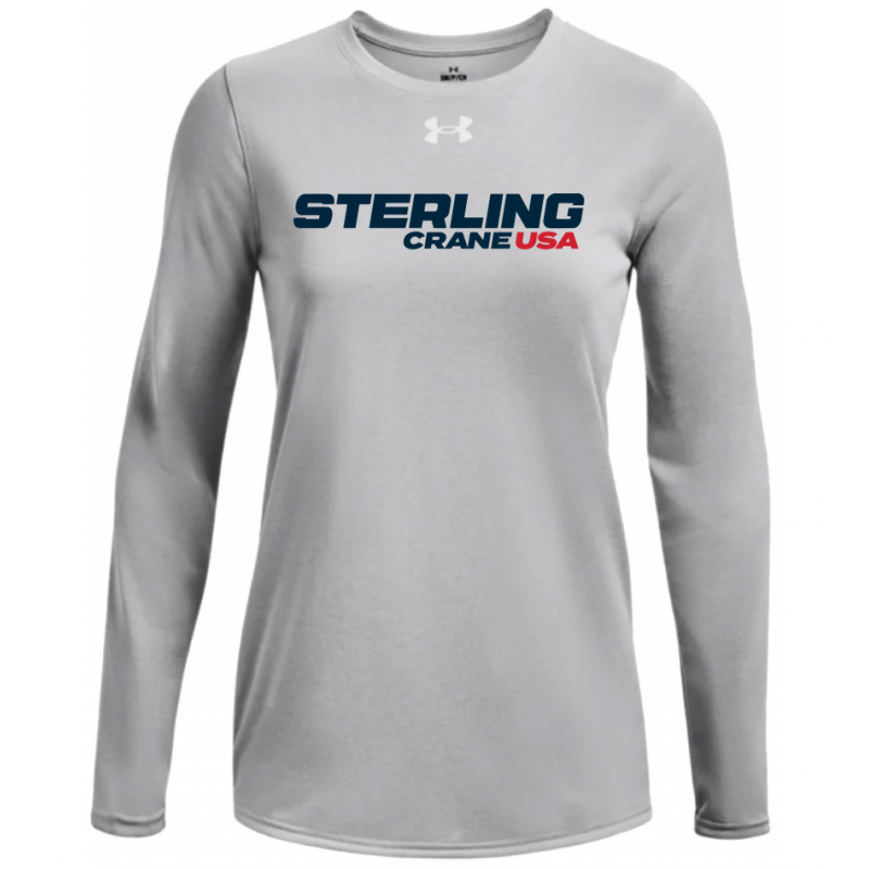 UA LS Tech Tee_Sterling