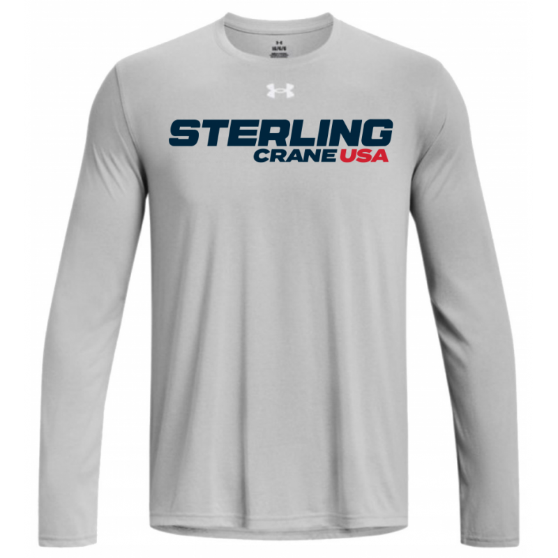 UA LS Tech Tee_Sterling